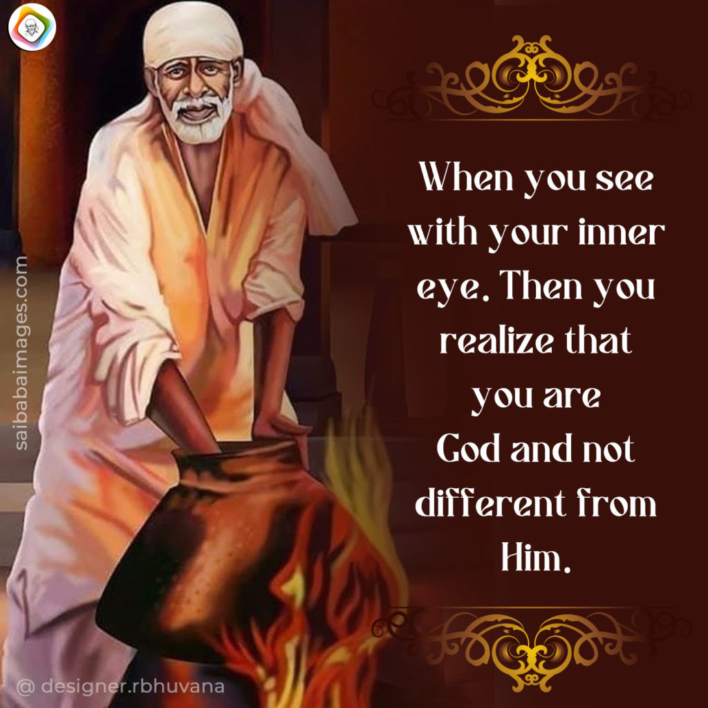 Every Once In A While, Sai Baba Helps You, Even Out Of Emotional Turmoil